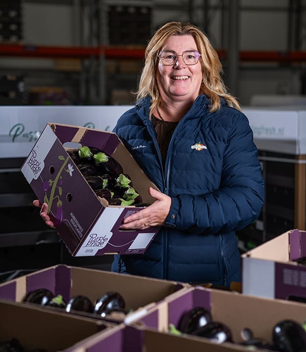 Sylvia van der Lee van Feeling Fresh met aubergines